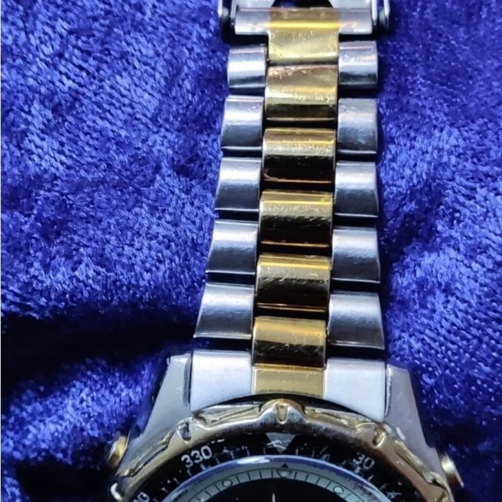 Citizen Vintage Yatchmaster Ana-Digital Mens Watch 2 Tone